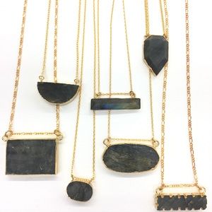 Genuine Stone Contemporary Necklaces